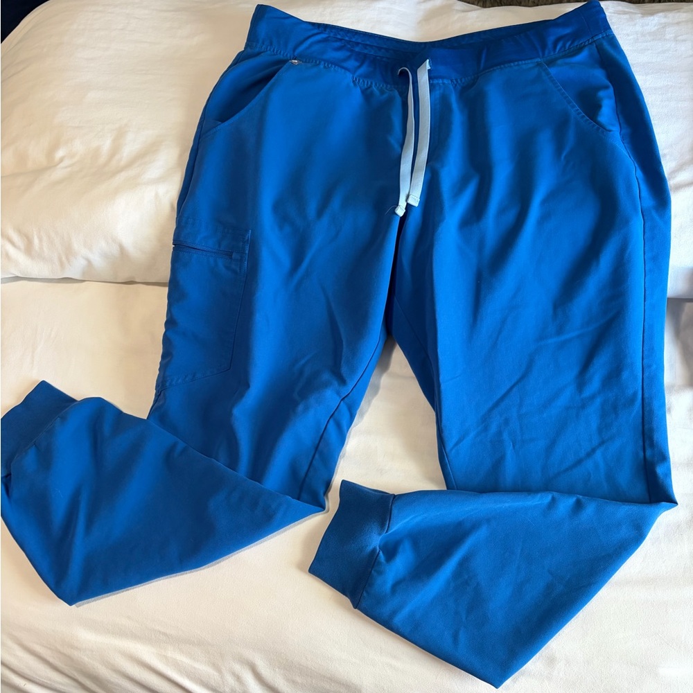 Figs Women's Royal Blue Jogger Scrub Pants -2